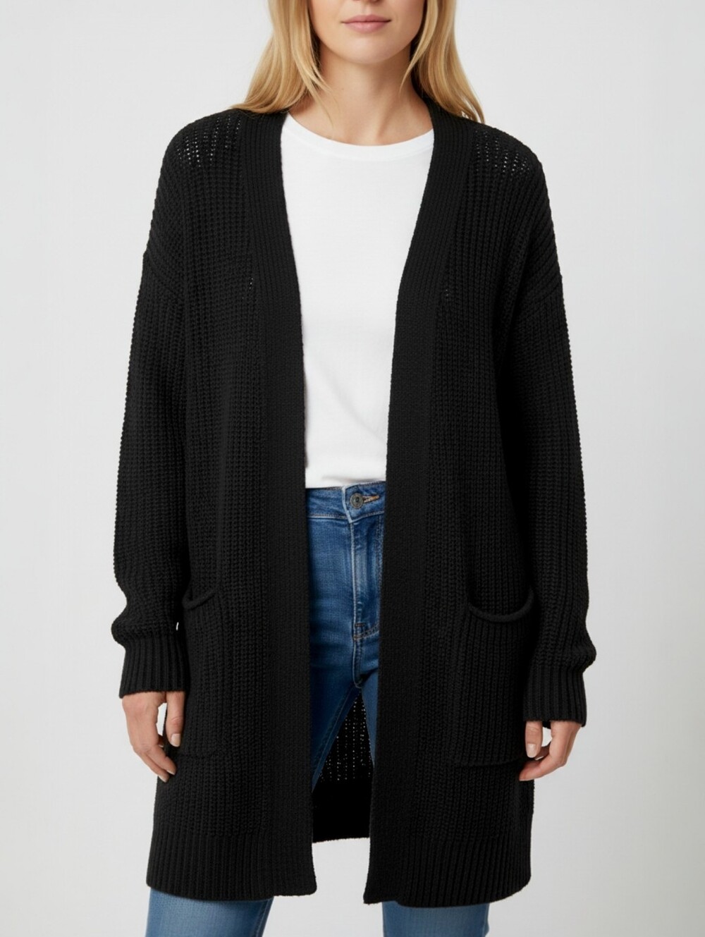 Sonoma Cardigan Knit Sweater Black